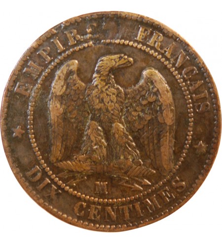 NAPOLEON III - 10 CENTIMES 1854 MA MARSEILLE