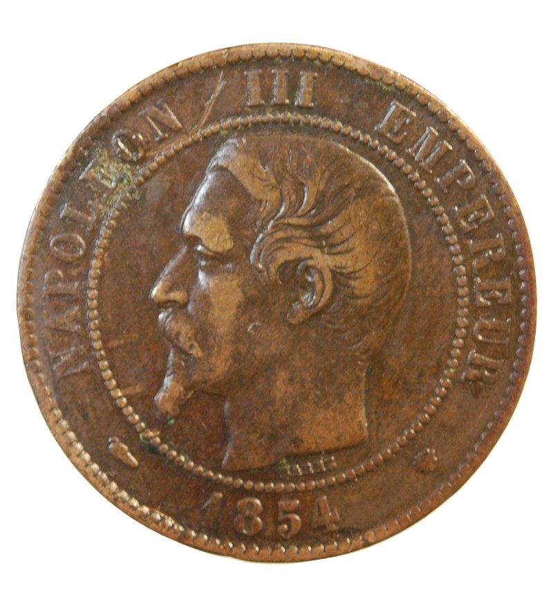 NAPOLEON III - 10 CENTIMES 1854 MA MARSEILLE