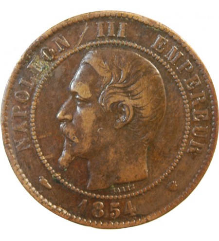 NAPOLEON III - 10 CENTIMES 1854 MA MARSEILLE