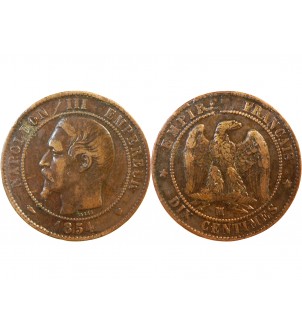 NAPOLEON III - 10 CENTIMES 1854 MA MARSEILLE 2