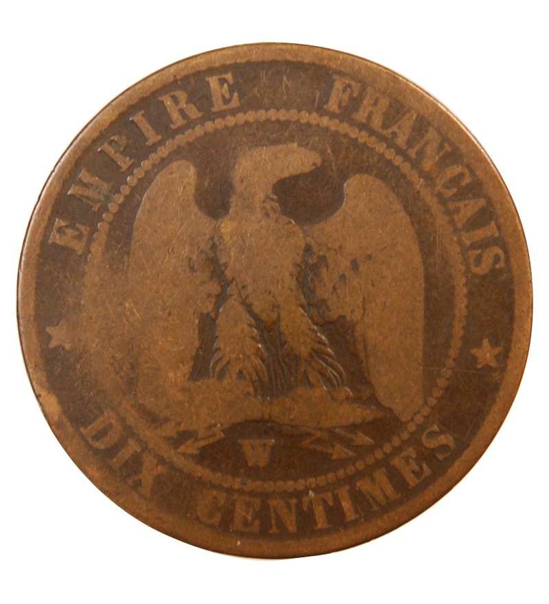 NAPOLEON III - 10 CENTIMES 1854 W LILLE