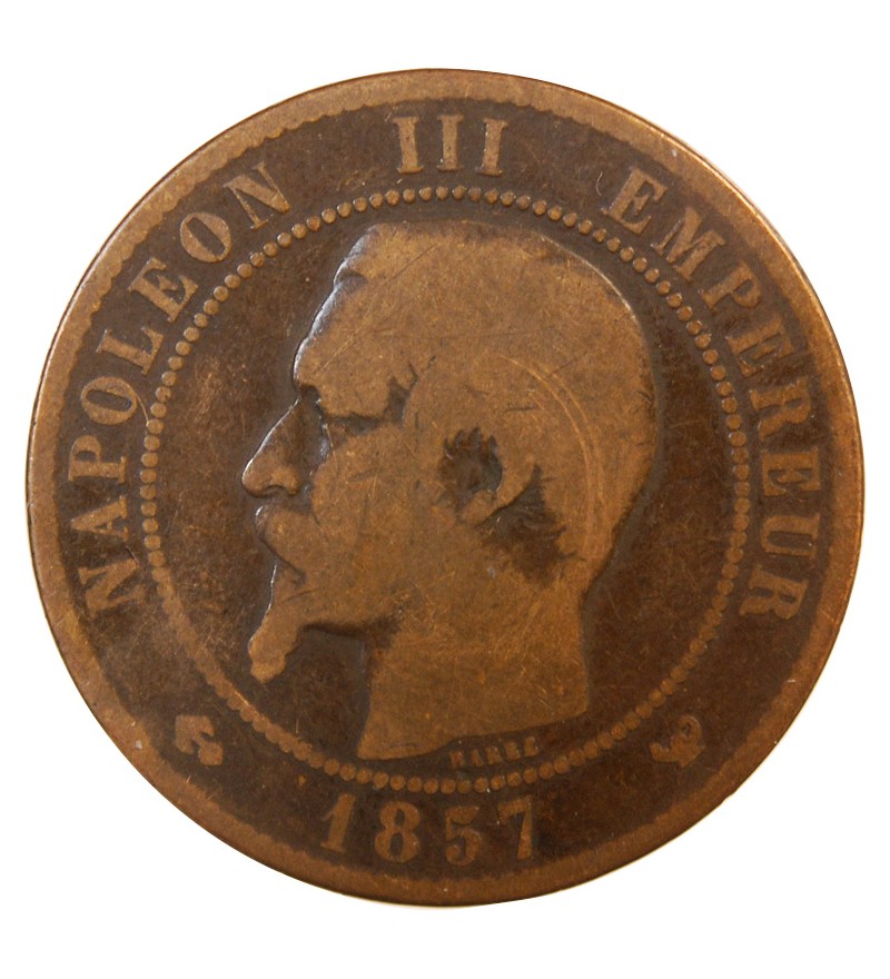 NAPOLEON III - 10 CENTIMES 1854 W LILLE
