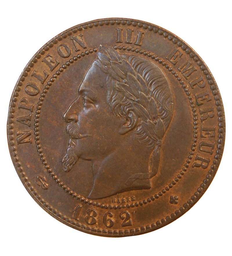 NAPOLEON III - 10 CENTIMES 1862 BB STRASBOURG