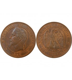 NAPOLEON III - 10 CENTIMES 1862 BB STRASBOURG 2