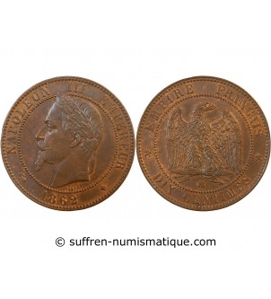 NAPOLEON III - 10 CENTIMES 1862 BB STRASBOURG