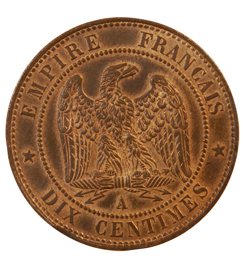 NAPOLEON III - 10 CENTIMES 1863 A PARIS