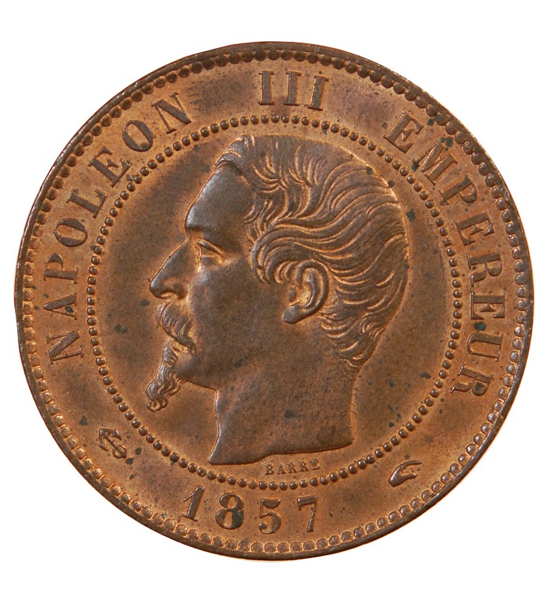 NAPOLEON III - 10 CENTIMES 1857 A PARIS
