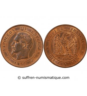 NAPOLEON III - 10 CENTIMES 1857 A PARIS