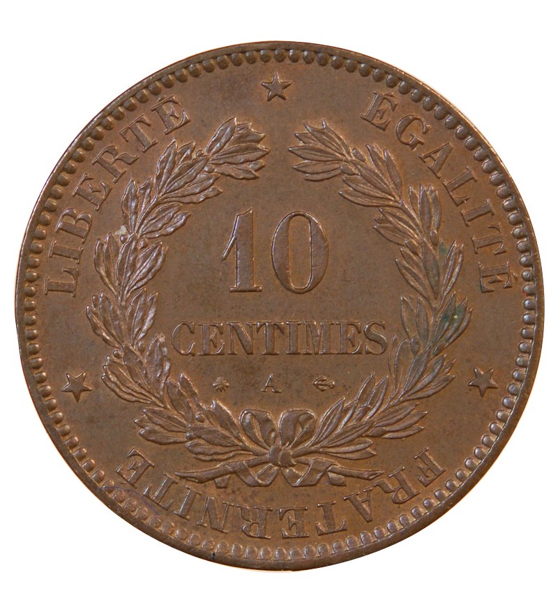 CERES - 10 CENTIMES 1870 A PARIS - A moyen