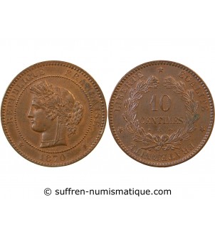 CERES - 10 CENTIMES 1870 A PARIS - A moyen