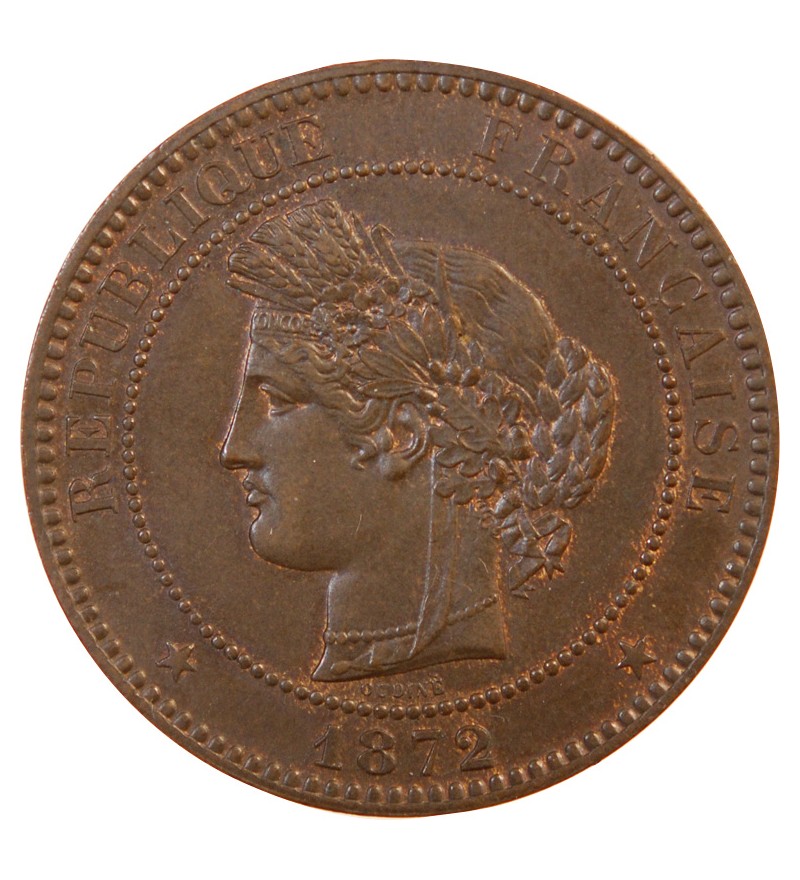 CERES - 10 CENTIMES 1872 A PARIS