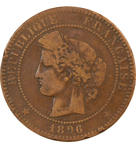 CERES - 10 CENTIMES 1896 A PARIS - Variété Torche - Rare