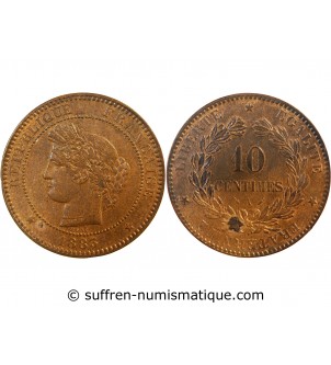 CERES - 10 CENTIMES 1883 A PARIS