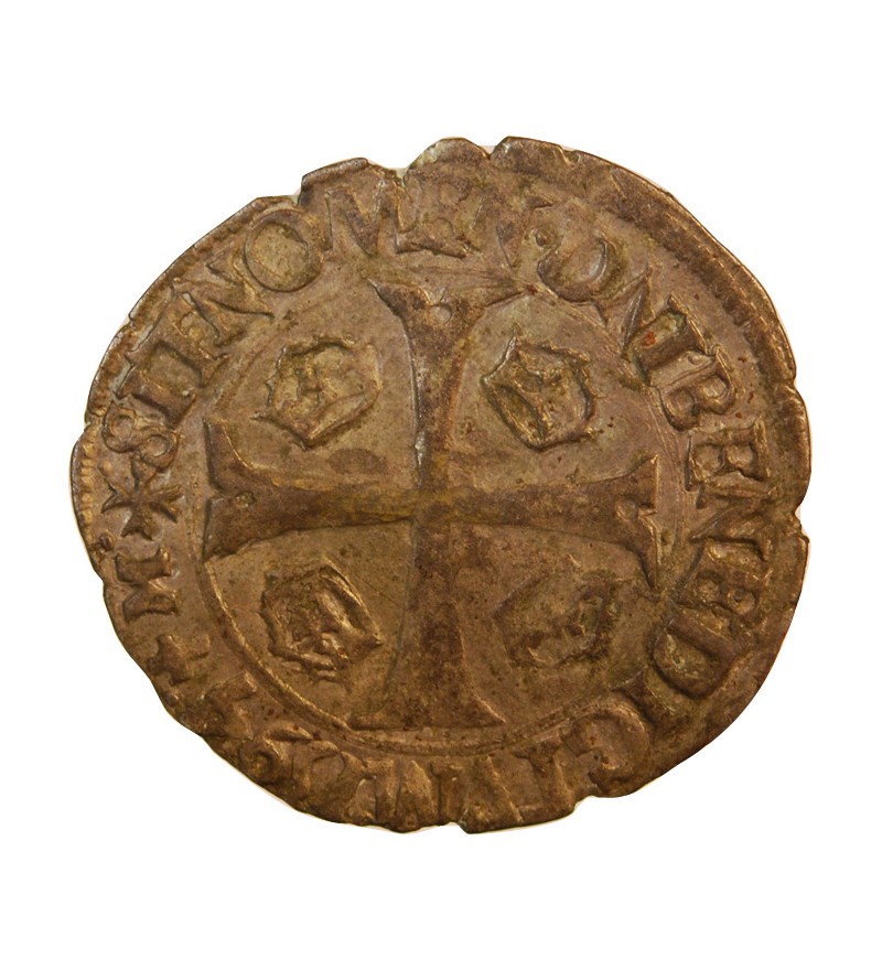 CHARLES X, Cardinal de Bourbon - DOUZAIN 1589 / 1890 - DIJON 1er Type