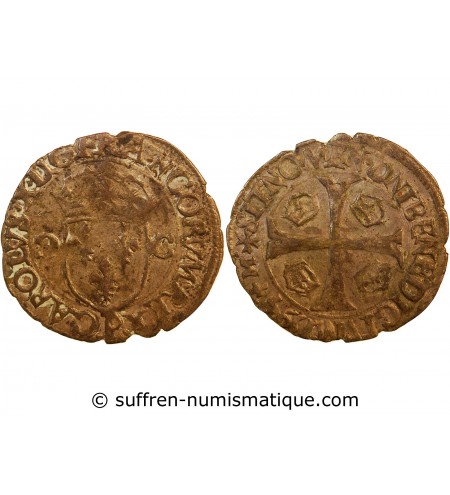 CHARLES X, Cardinal de Bourbon - DOUZAIN 1589 / 1890 - DIJON 1er Type