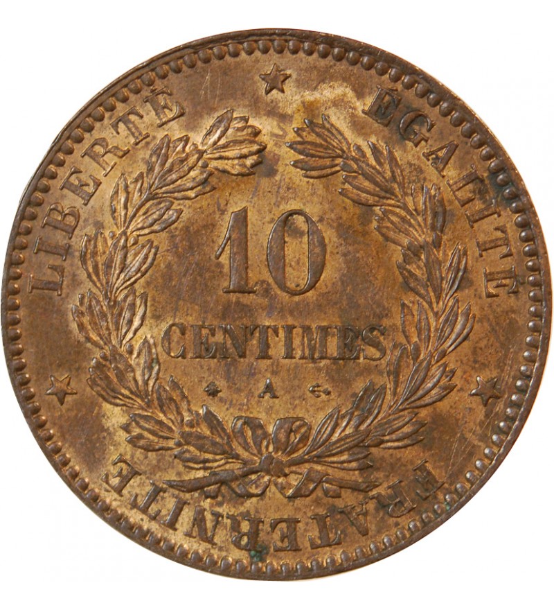 CERES - 10 CENTIMES 1871 A PARIS - Petit A