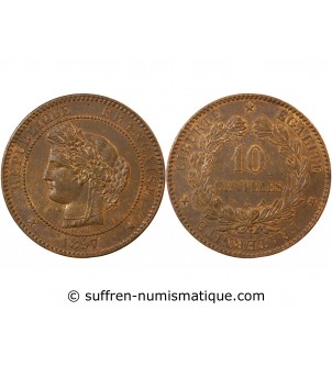 CERES - 10 CENTIMES 1897 A PARIS - Variété Torche
