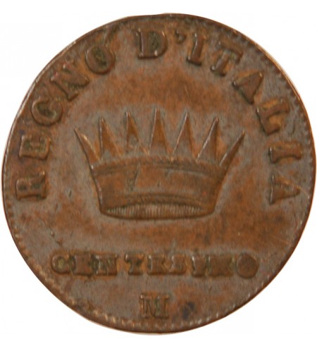 ITALIE, NAPOLEON 1er - CENTESIMO 1810 M MILAN