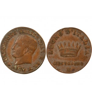 ITALIE, NAPOLEON 1er - CENTESIMO 1810 M MILAN 2