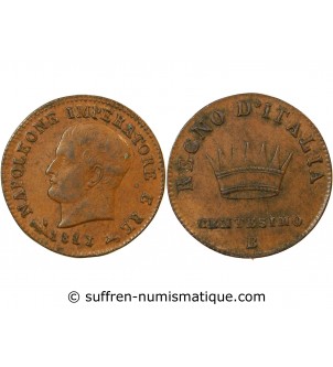ITALIE, NAPOLEON 1er - CENTESIMO 1811 B BOLOGNE