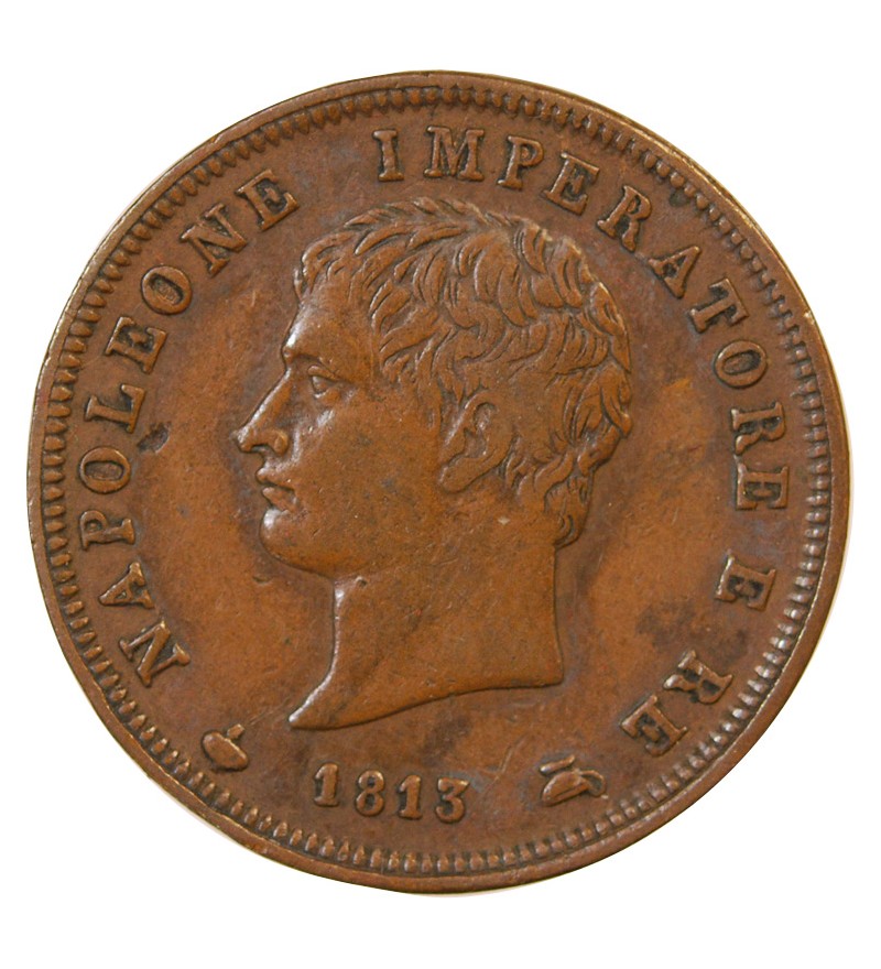 ITALIE, NAPOLEON 1er - SOLDO 1813 M MILAN