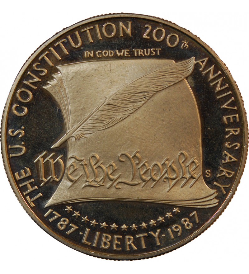 USA - DOLLAR ARGENT 1987 PHILADELPHIE - Bicentennaire de la Constitution