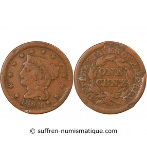 USA - ONE CENT "Braided...