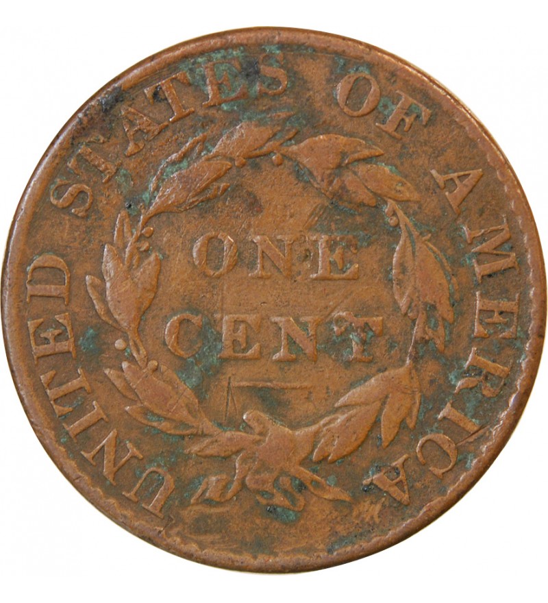 USA - ONE CENT "Coronet Type 1" 1827
