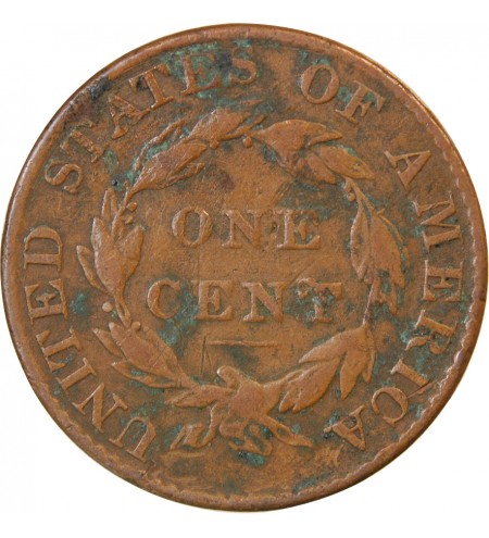 USA - ONE CENT "Coronet Type 1" 1827