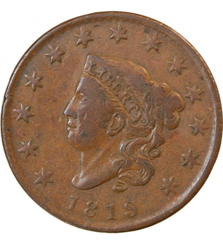 USA - ONE CENT "Coronet Type 1" 1819