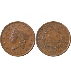 USA - ONE CENT "Coronet Type 1" 1819 2