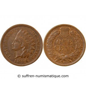 USA - ONCE CENT "Indian Head" 1896