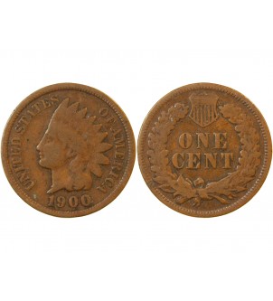 USA - ONCE CENT "Indian Head" 1900 2