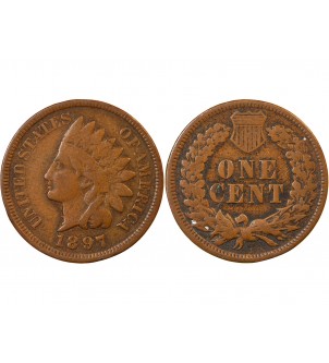 USA - ONCE CENT "Indian Head" 1897 2