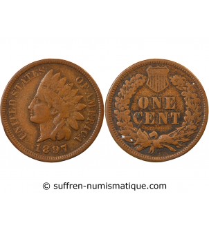 USA - ONCE CENT "Indian Head" 1897