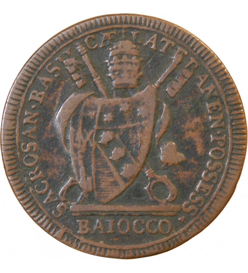 VATICAN, PIE VII - 1 BAIOCCO 1801 ROME