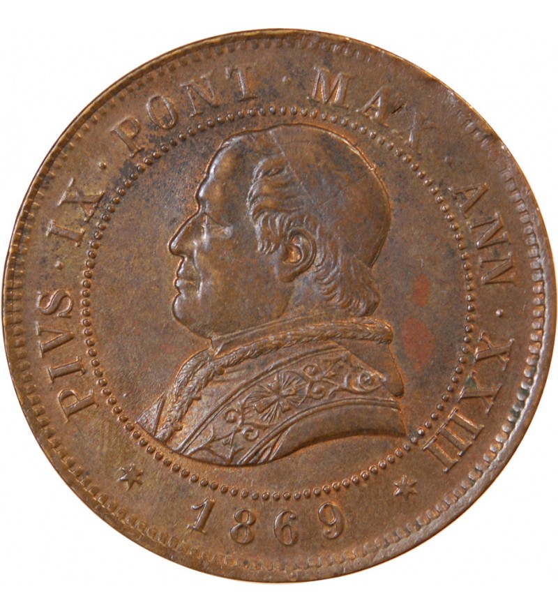 VATICAN, PIUS IX - 4 SOLDI 1866 ROME