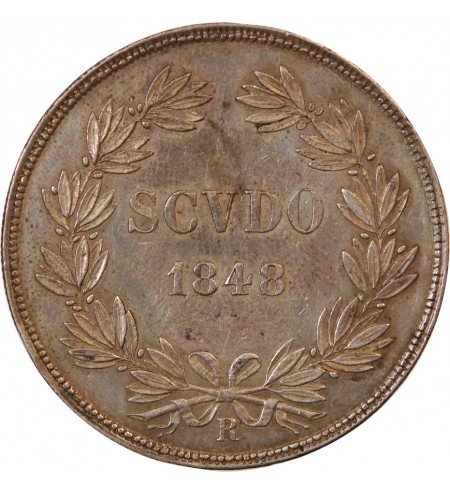 VATICAN, PIE IX - SCUDO 1848 ROME