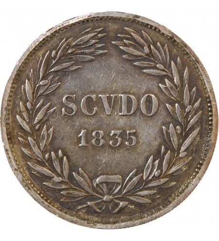 VATICAN, GREGOIRE XVI - SCUDO 1835 BOLOGNE