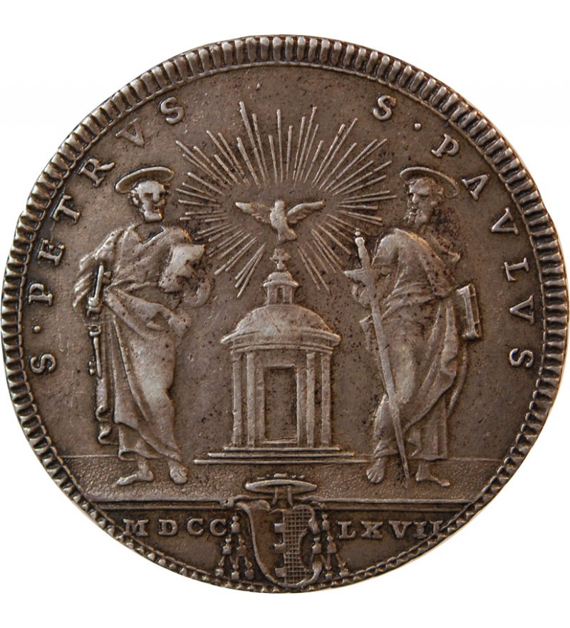 VATICAN, CLEMENT XIII - TESTON 1767 AN X