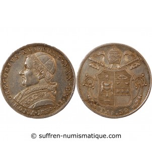 VATICAN, GREGOIRE XVI - 30 BAIOCCHI 1834 ROME