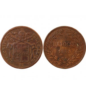 VATICAN, GREGOIRE XVI - BAIOCCO 1836 BOLOGNE AN VI 2