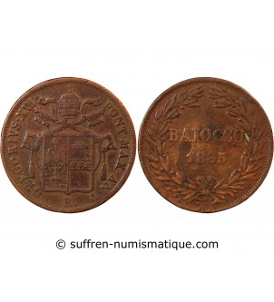 VATICAN, GREGOIRE XVI - BAIOCCO 1836 BOLOGNE AN VI