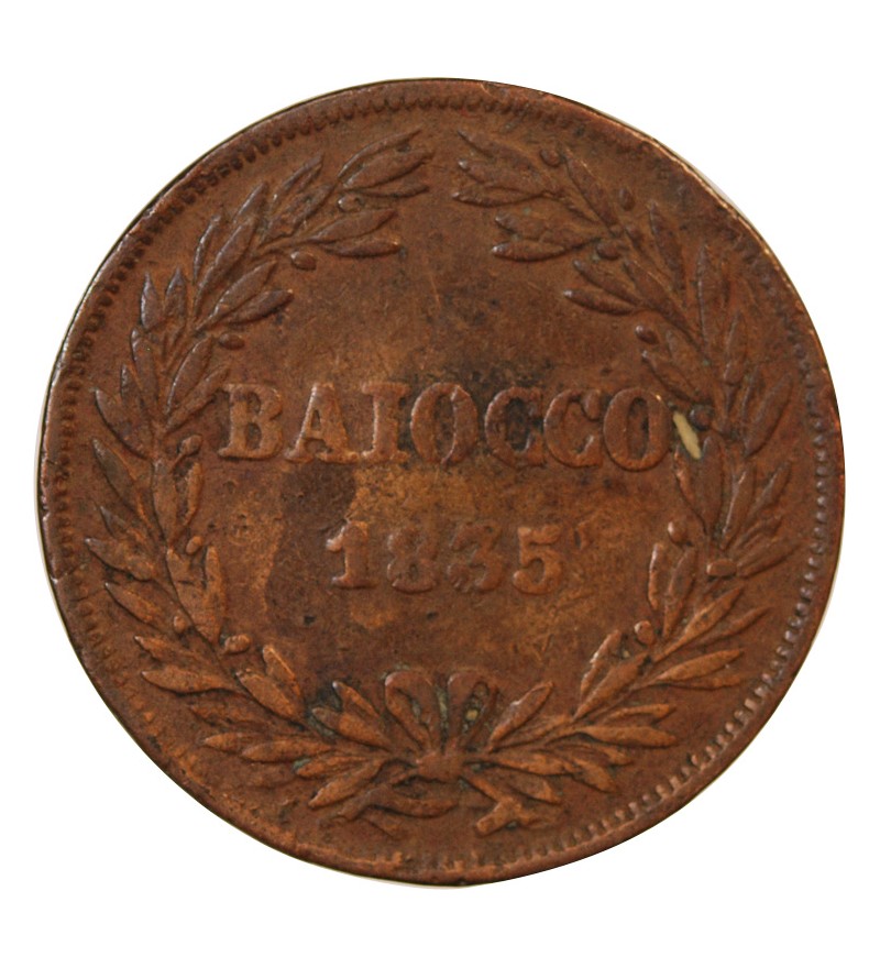 VATICAN, GREGOIRE XVI - BAIOCCO 1836 BOLOGNE AN VI