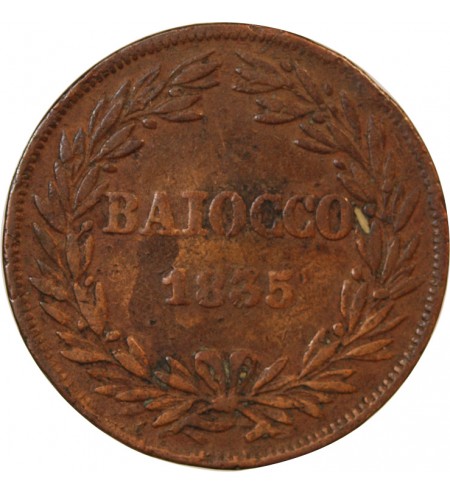 VATICAN, GREGOIRE XVI - BAIOCCO 1836 BOLOGNE AN VI