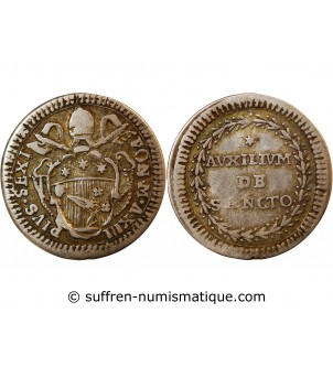 VATICAN, PIE VI - GROSSO 1787 AN XIII