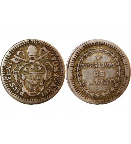 VATICAN, PIE VI - GROSSO 1787 AN XIII