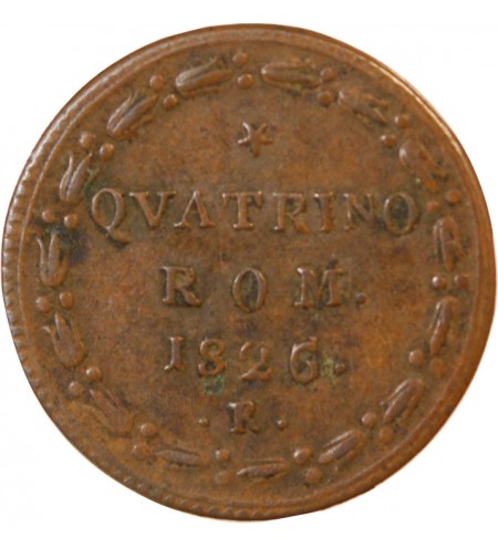 VATICAN, LEON XII - QUATTRINO 1926 ROME