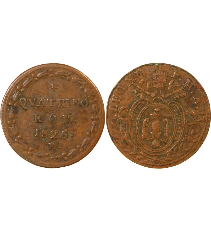 VATICAN, LEON XII - QUATTRINO 1926 ROME