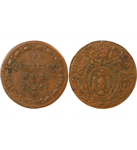 VATICAN, LEON XII - QUATTRINO 1926 ROME